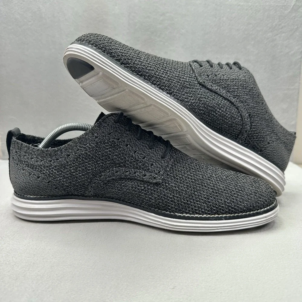 Cole Haan OriginalGrand‎ Mens Size 11.5 (M) Oxford Black Stitchlite Knit Dress